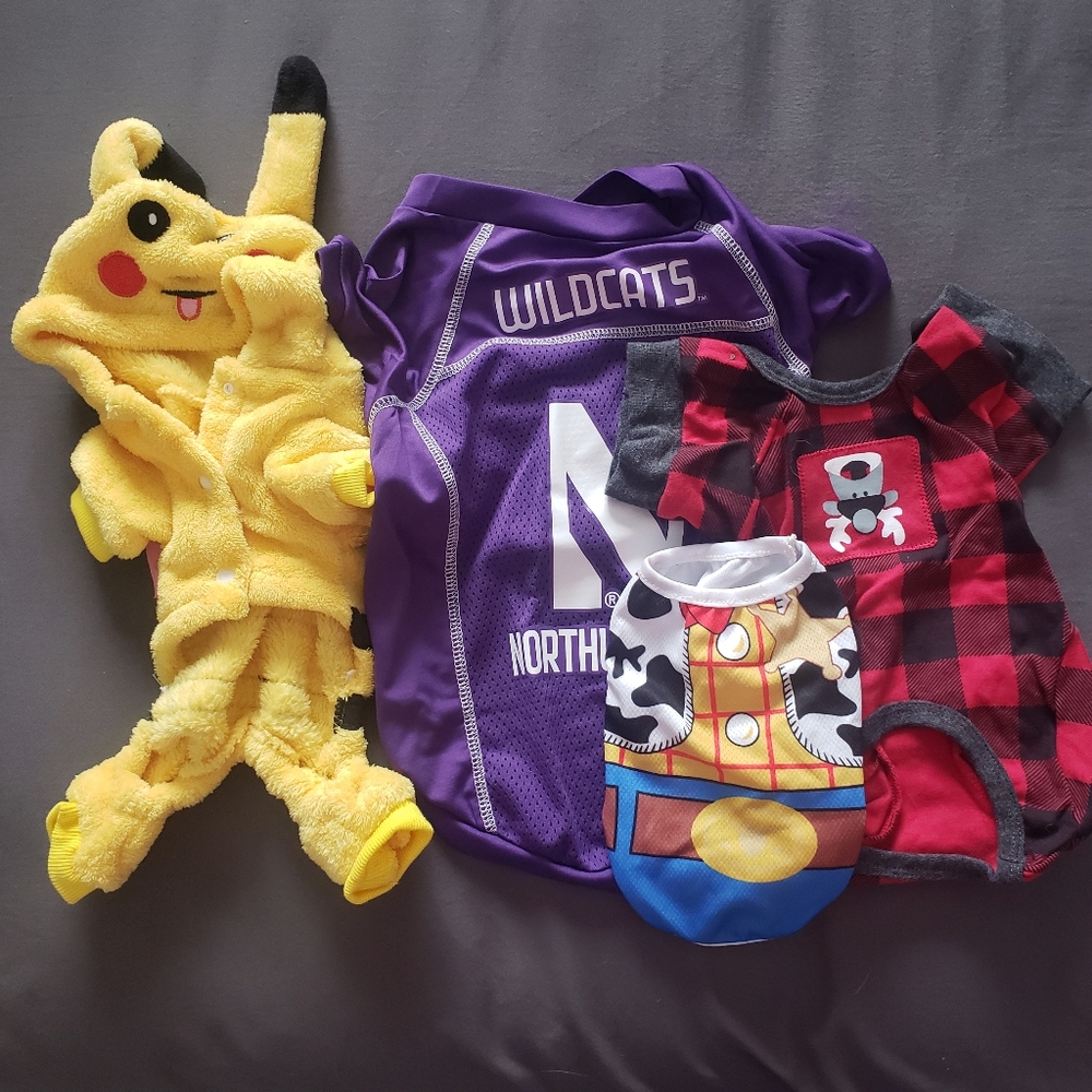 3/$25! Pet outfits for small dogs or cats